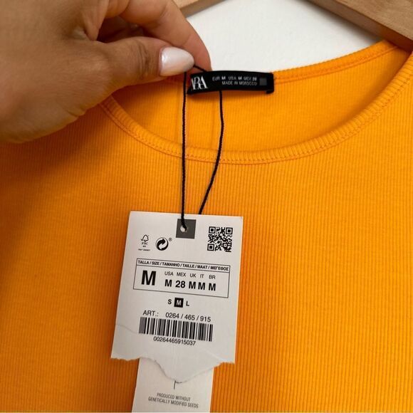 Zara Puff Sleeve Dress - Picture 4 of 6